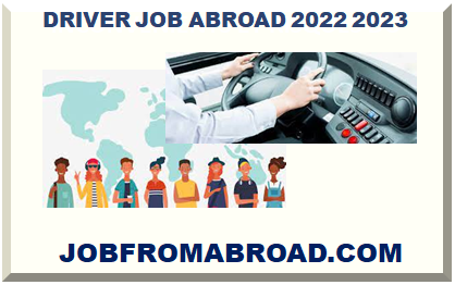 DRIVER JOB ABROAD 2024