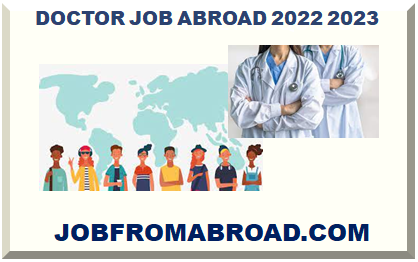 DOCTOR JOB ABROAD 2024