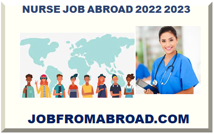 NURSE JOB ABROAD 2024