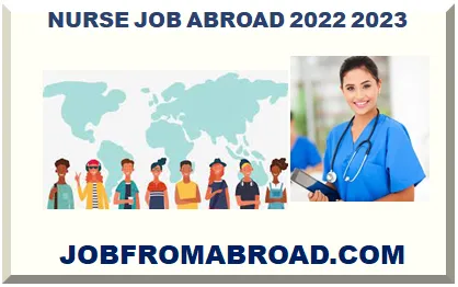 NURSE JOB ABROAD 2024