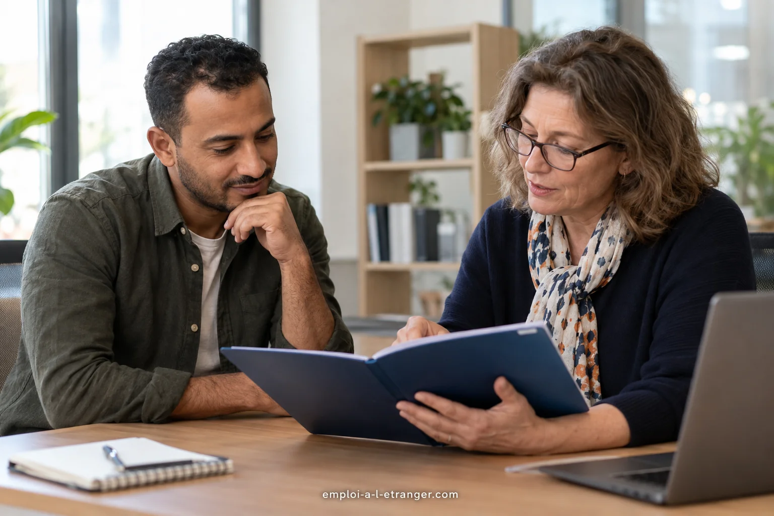 Personne bénéficiant d’une protection accompagnée dans la préparation de son parcours professionnel.